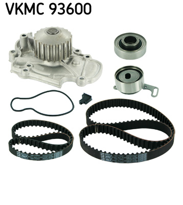Wasserpumpe + Zahnriemensatz - VKMC 93600 SKF - 13404-PCA-003, 13404-PT0-003, 14510-PT0-004